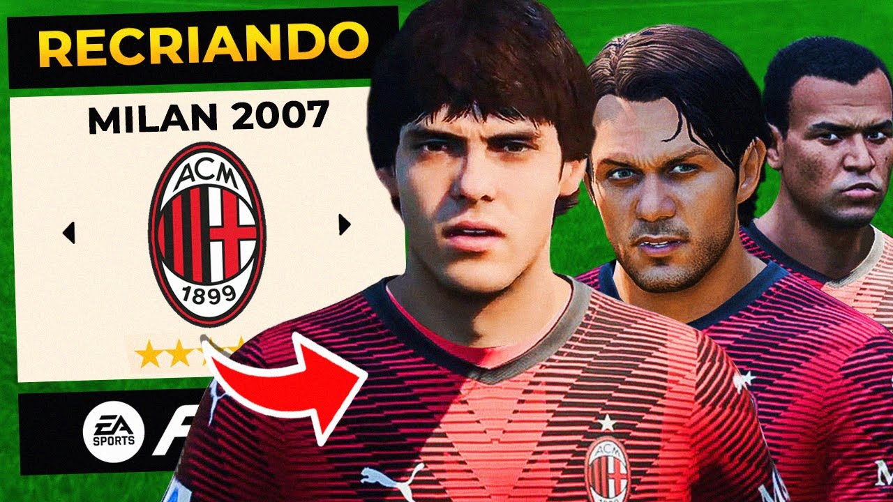 RECRIANDO o INCRÍVEL Milan de 2007!
