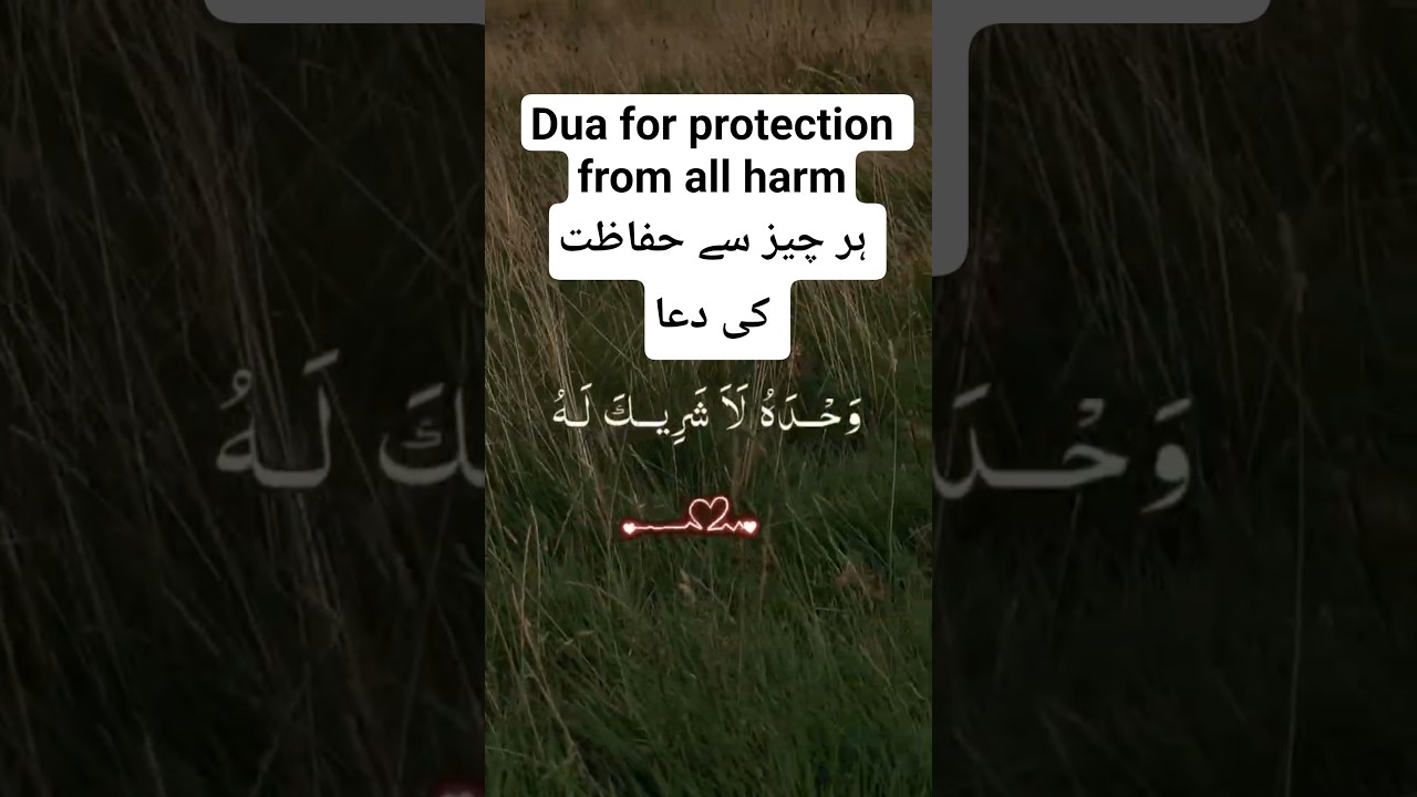 Dua for protection from all harm & evil #shortsfeed #urdushorts #shorts #islamicshorts #viral