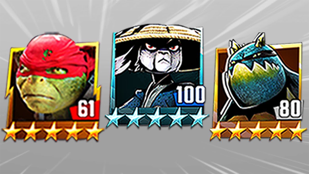 TMNT Legends Slash, Raph Movie, Usagi Yojimbo