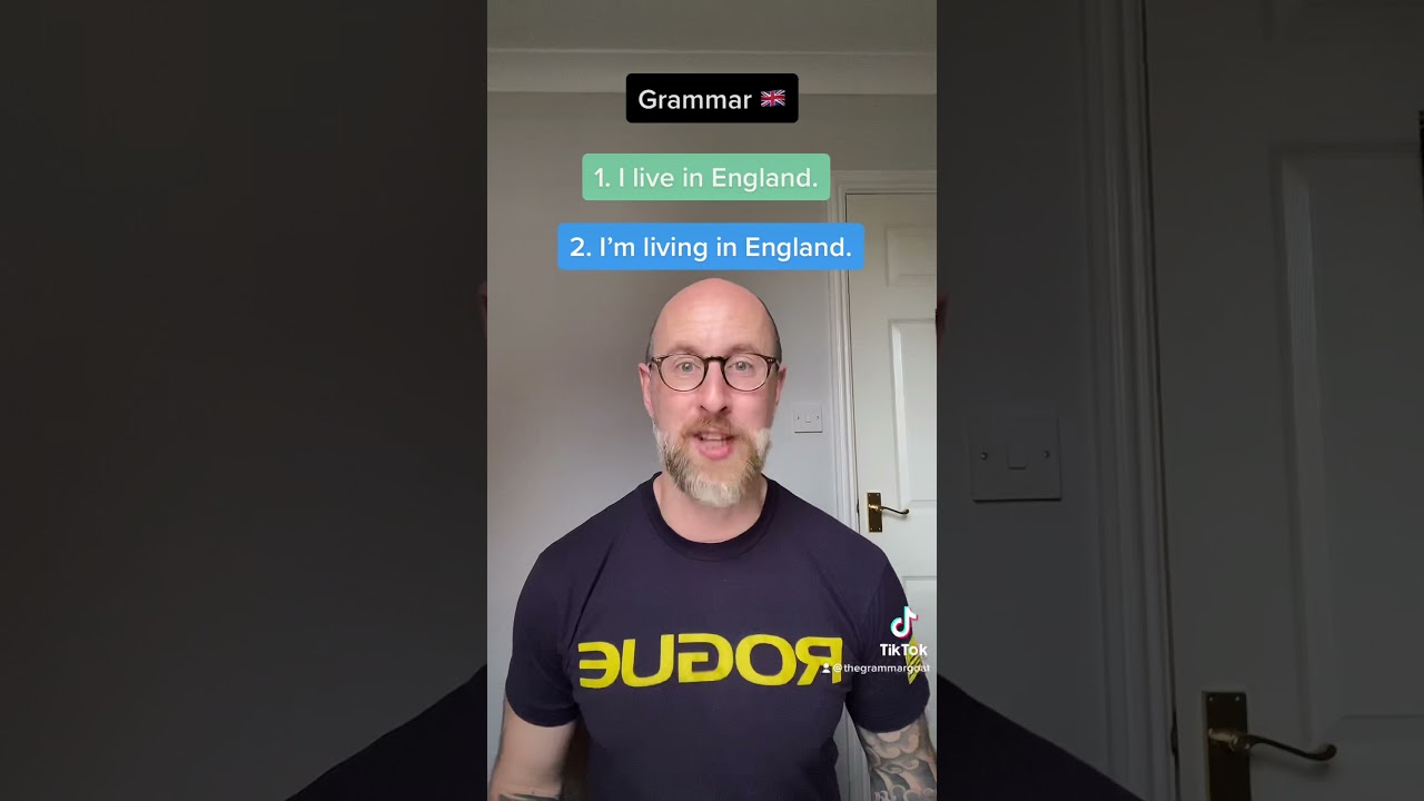 Grammar 🇬🇧🐐 Permanent vs Temporary Situations
