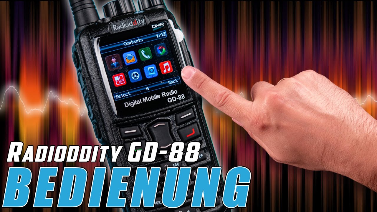 Radioddity GD-88 📻 Bedienung & Menüs