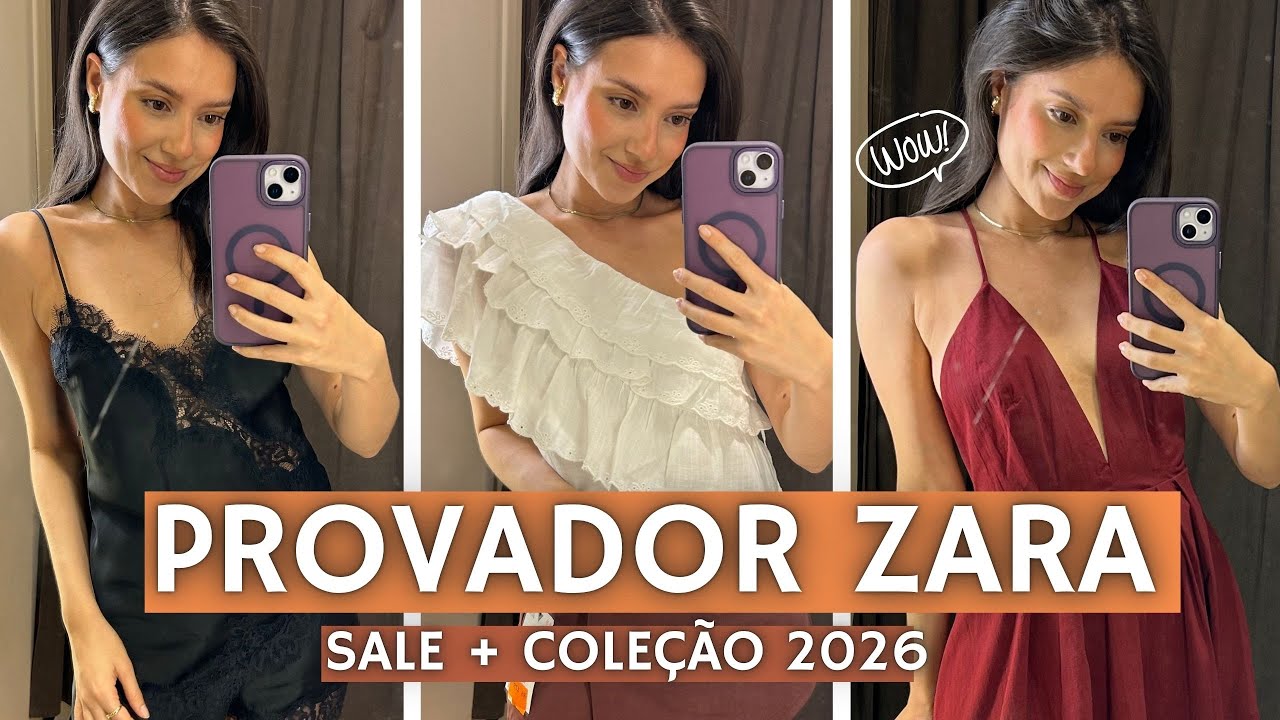 PROVADOR ZARA | 60% DESCONTO EM ALGUMAS PEÇAS + COLEÇÃO NOVA INCRÍVEL!!!