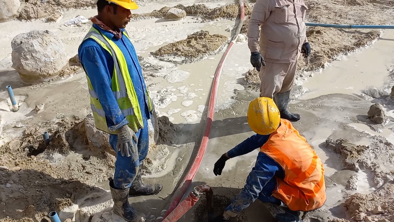 How to well point dewatering system in construction worked ? احدى طرق نظام سحب المياه الجوفية