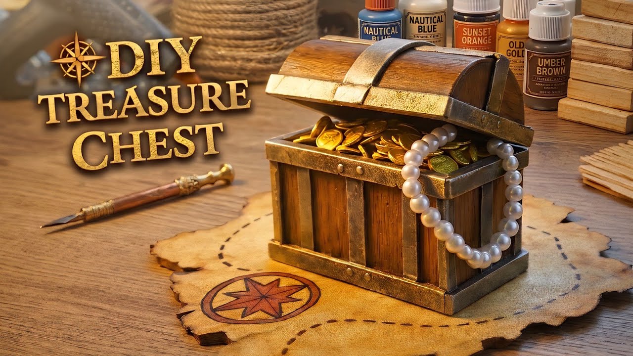 From Clay to GOLD! I Made a Pirate Treasure Chest 🏴‍☠️