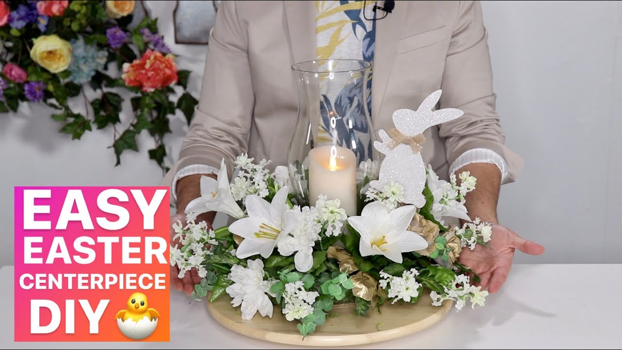 MAKING AN EASTER CENTERPIECE DIY  /  Interior Design Ideas