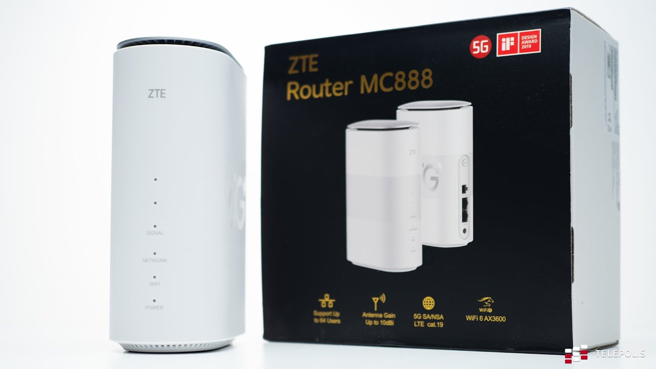 ZTE Router MC888 5G - menu | MOBU