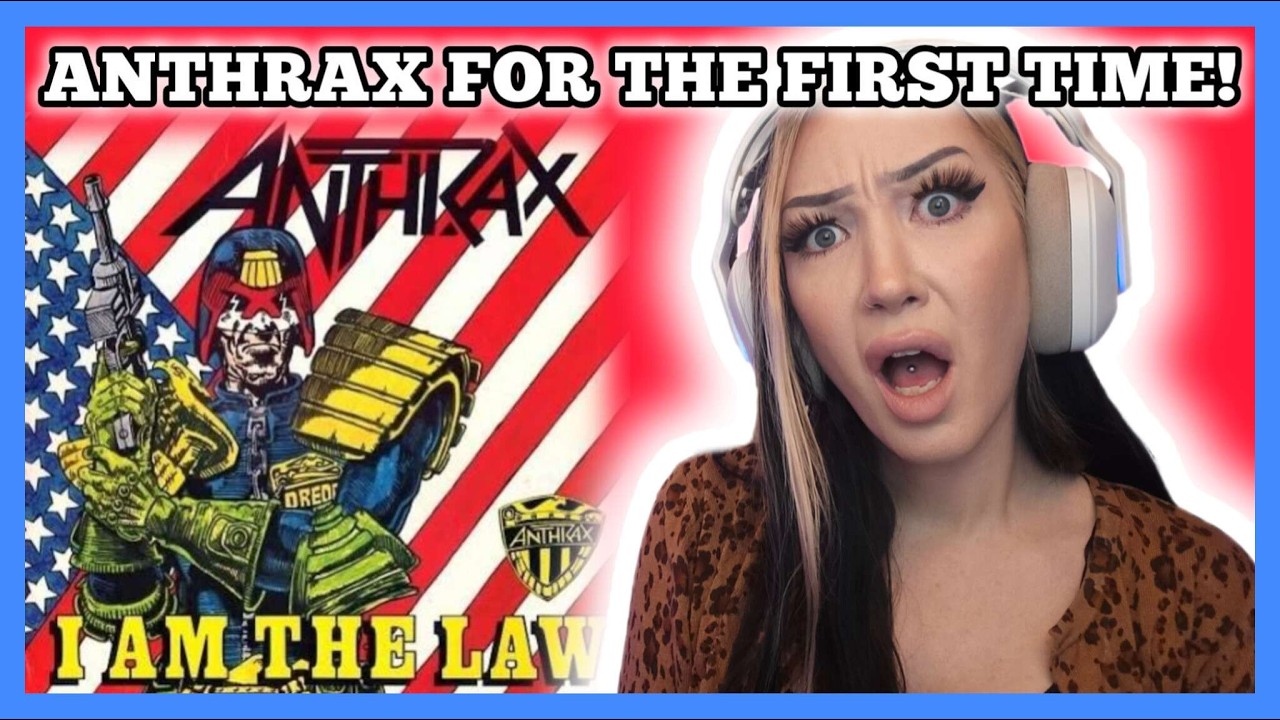 FIRST TIME HEARING ANTHRAX / LEARNING ABOUT JUDGE DREDD?! | Anthrax - I Am The Law reaction