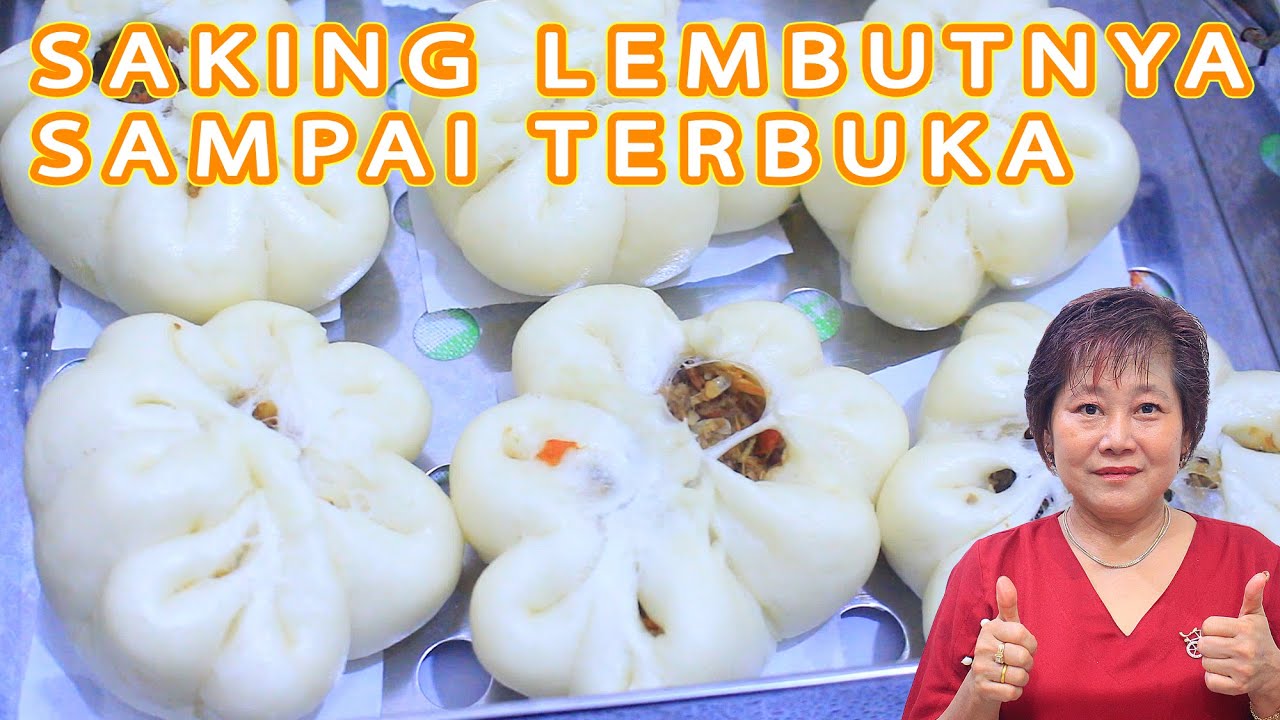 SAKING LEMBUTNYA BAKPAO INI SAMPAI TERBUKA!!!
