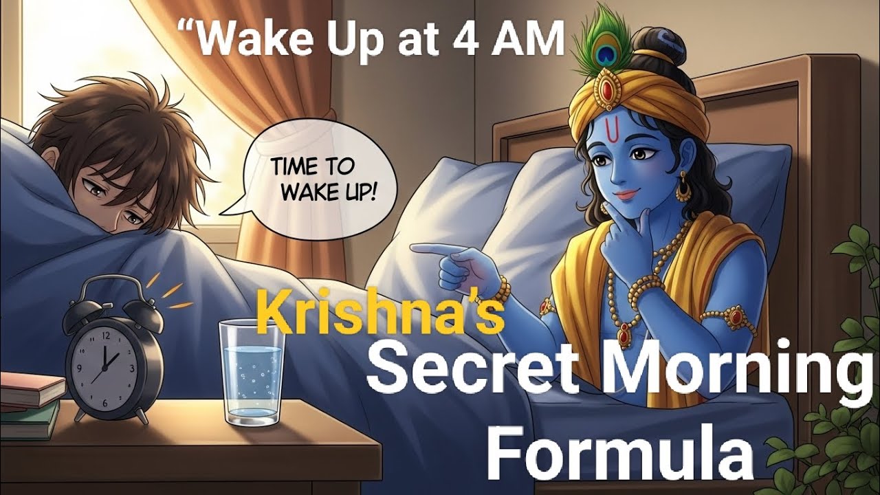 “Wake Up at 4 AM |Krishna’s Secret Morning Formula | Gita Motivation Hindi“4 AM Secret of Success ✨”