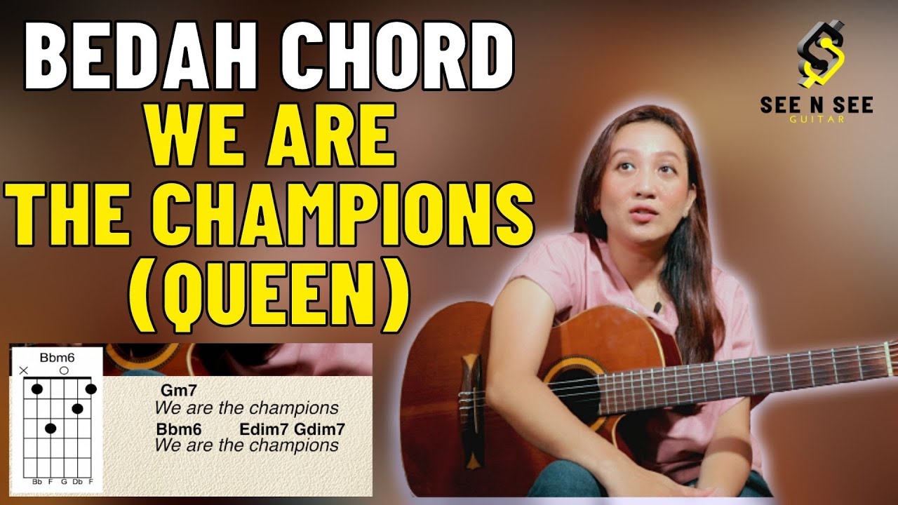 BEDAH CHORD - WE ARE THE CHAMPIONS (QUEEN) - SEE N SEE GUITAR