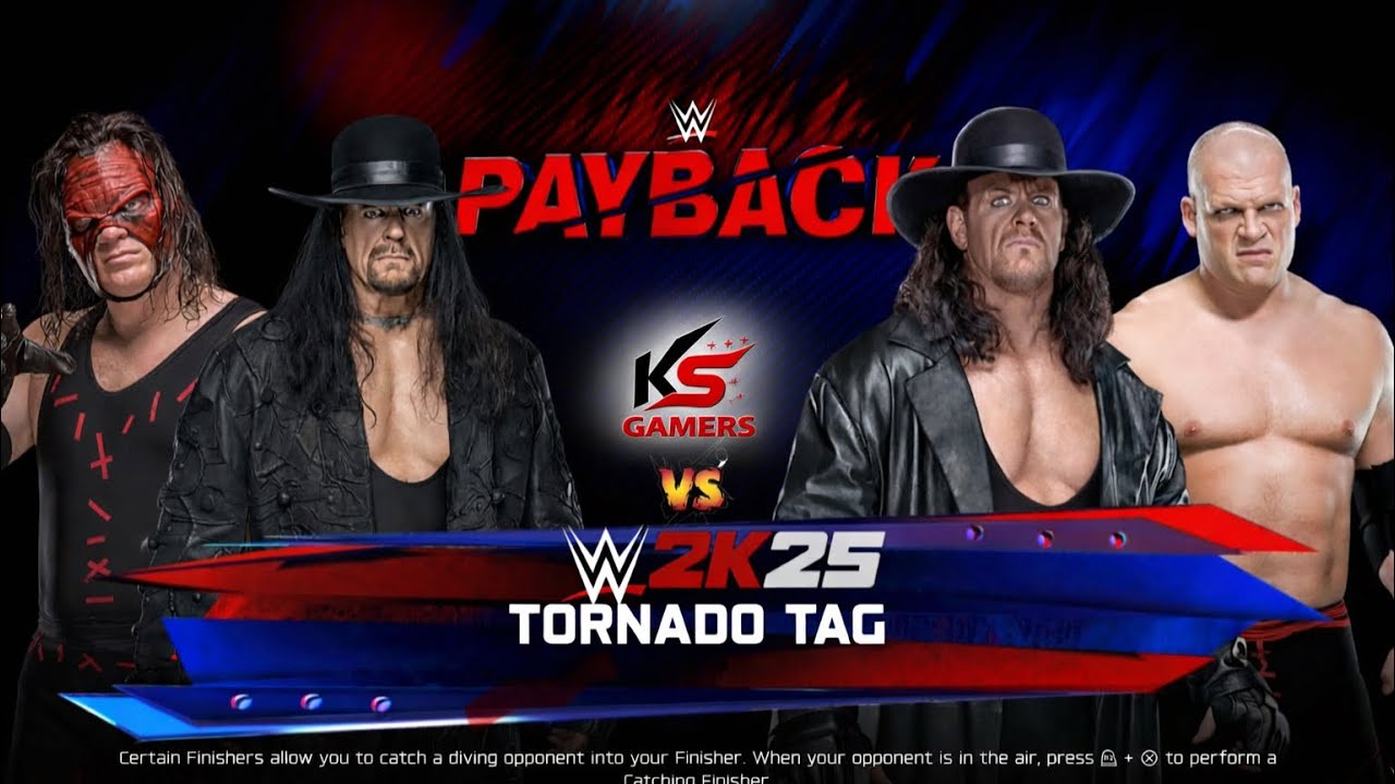 WWE 2K25 - Undertaker 14’ & Kane 12’ vs Undertaker 08’ & Kane 08’ | Extreme Rules Match PS5 