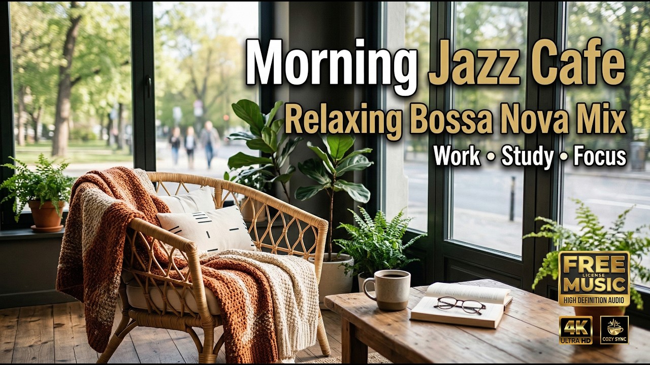 ☕ Morning Jazz Cafe | Relaxing Bossa Nova Music for Work & Study