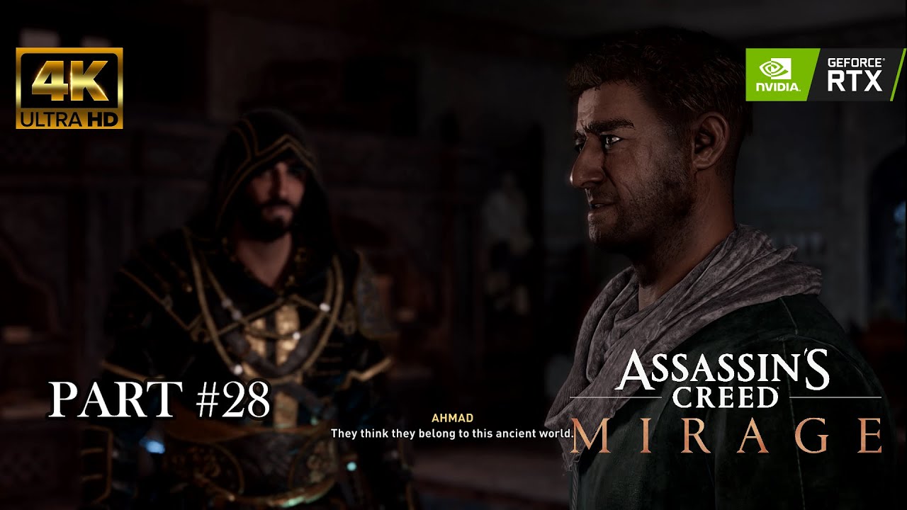 Assassin’s Creed Mirage Walkthrough Part 28 – Find the Missing Brother | 4K Ultra (No Commentary)