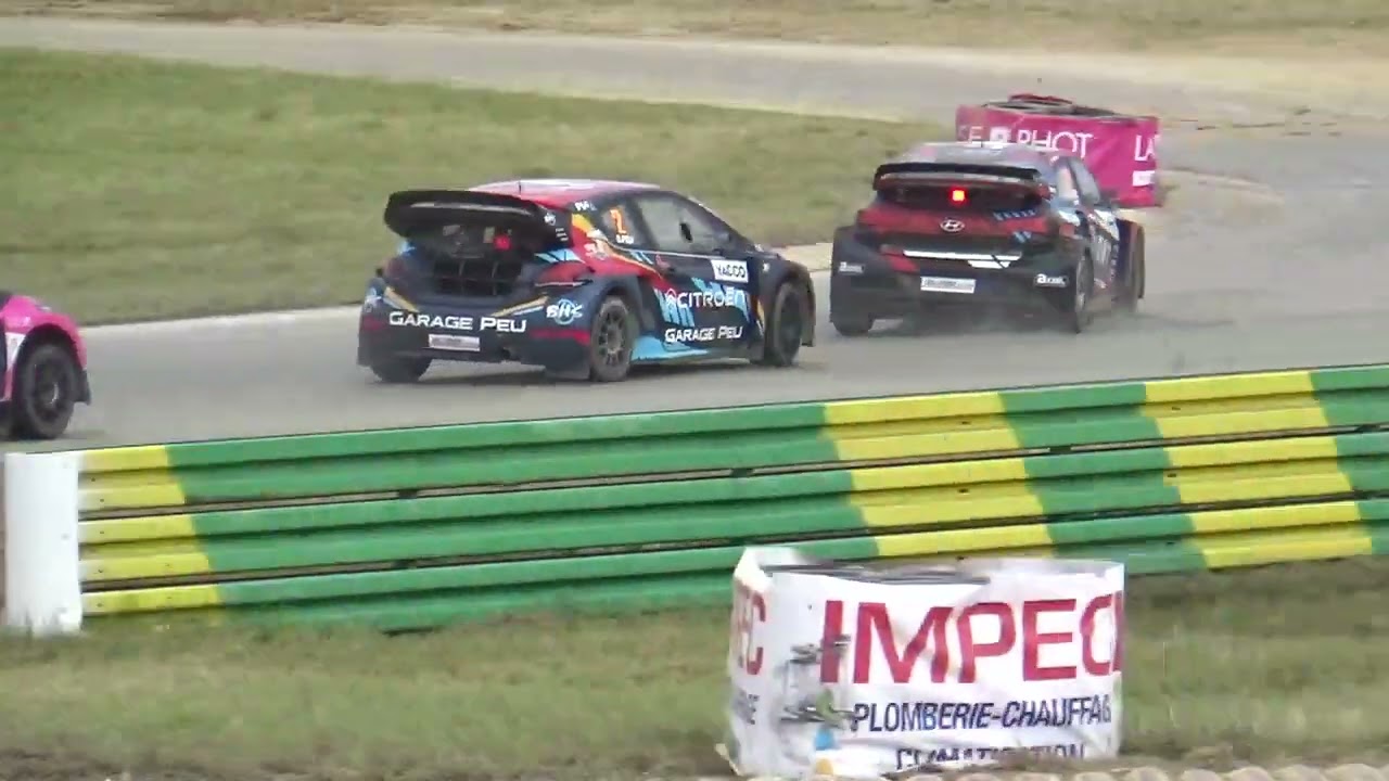 rallycross chateauroux 2024 championnat-de-france finale supercars bravo au petit Jonathan pailler