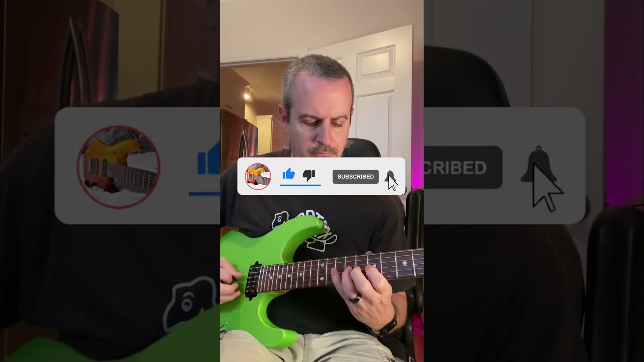 Learn a shred guitar pattern! (unique scale practice) 🎸🔥