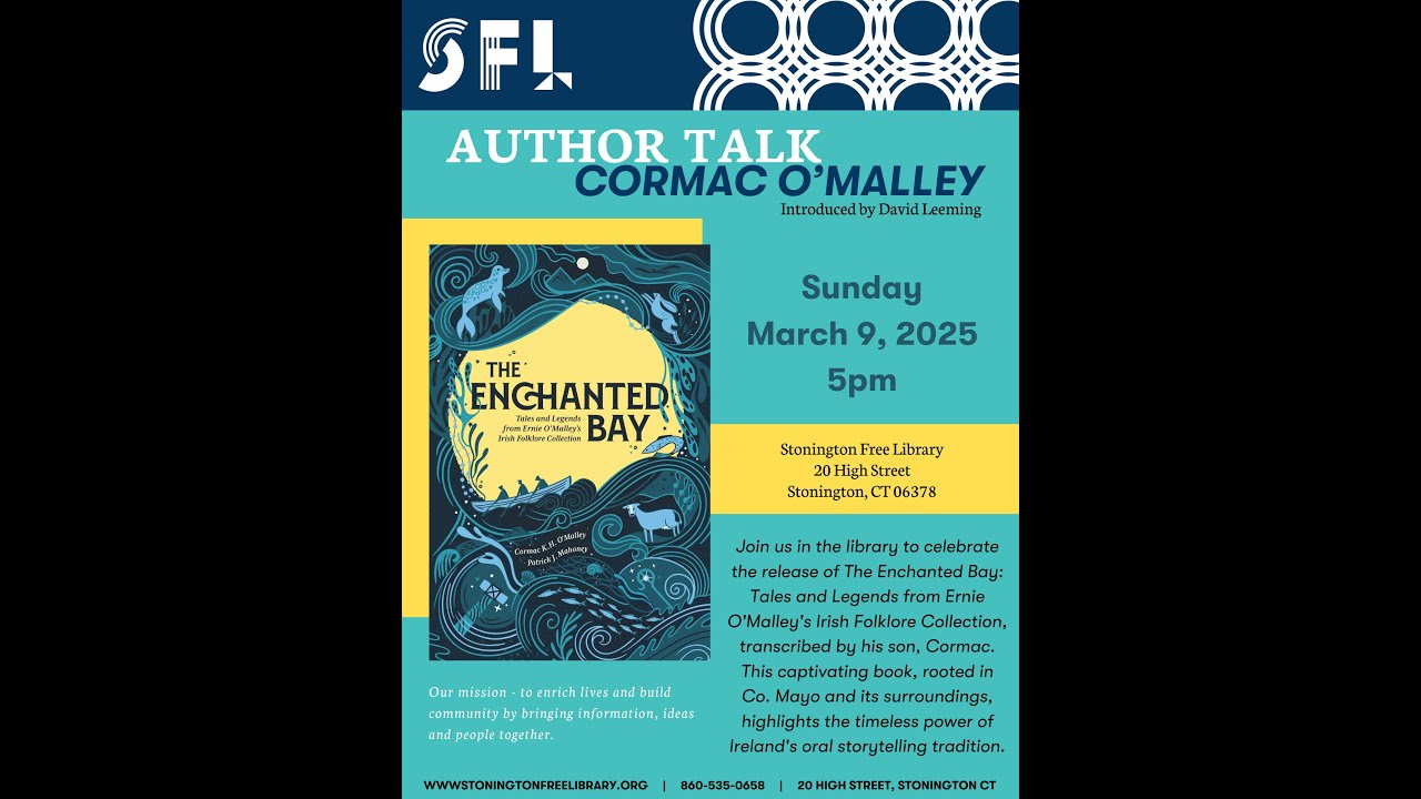 3.9.25 Author Talk with Cormac O'Malley