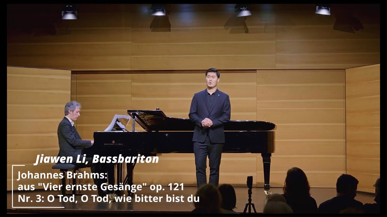 J. Brahms: aus „Vier ernste Gesänge“:  