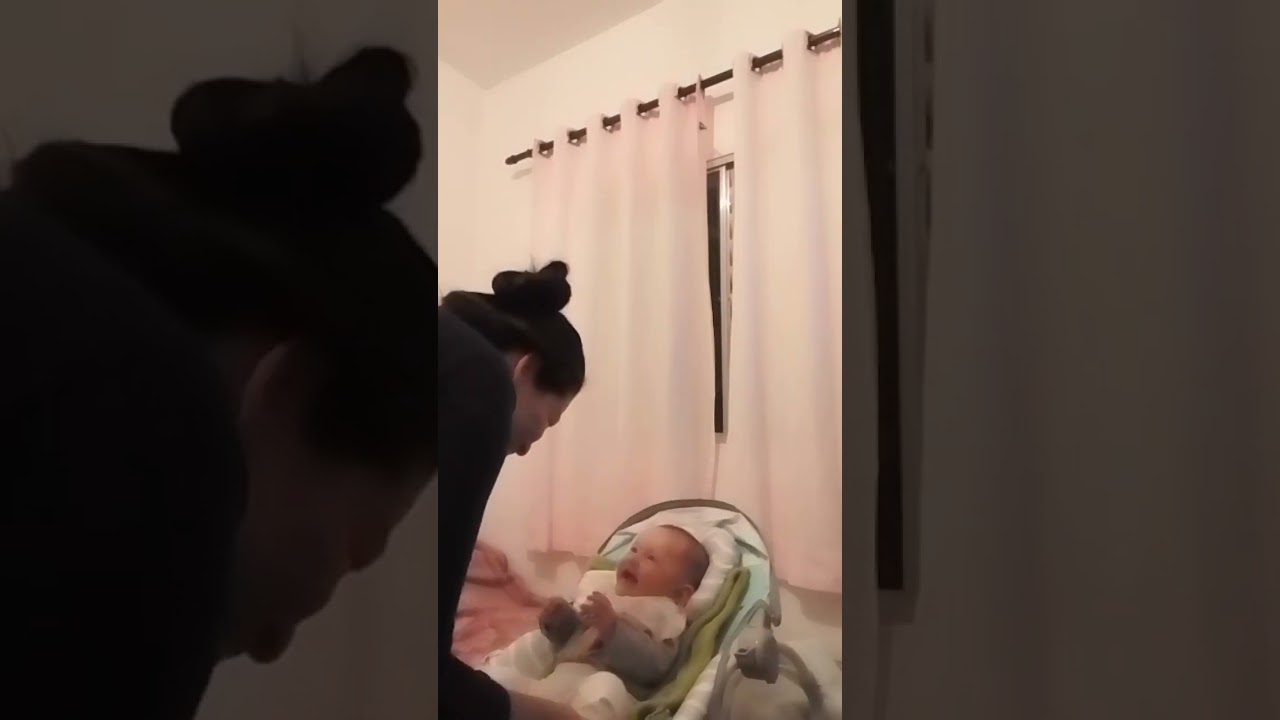 A Primeira GARGALHADA foi para a mamãe😍😍😍😍😍❤