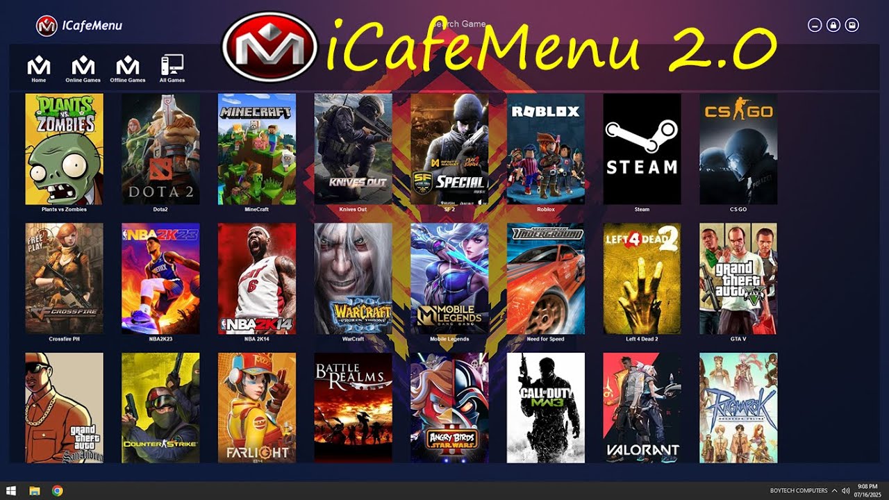 iCafeMenu 2.0 Game Launcher Full Tutorials ( Tagalog )