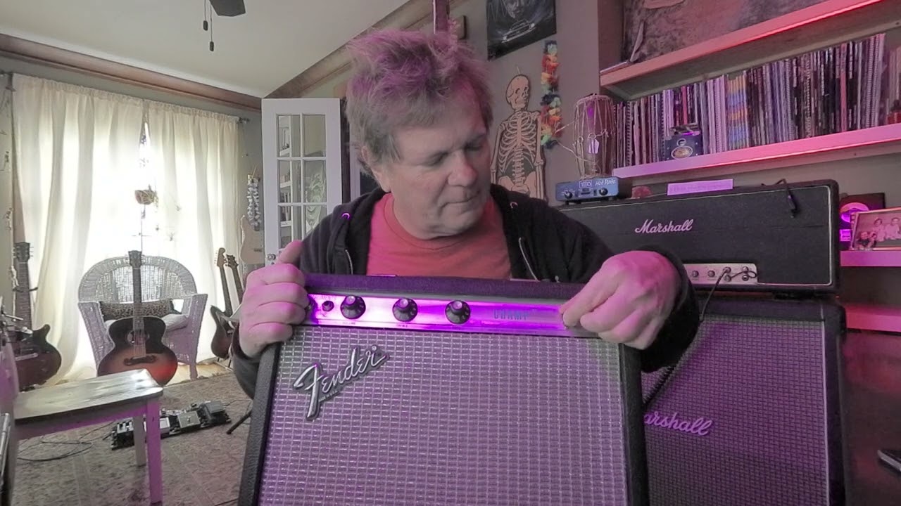 Examining a 1979 Fender Champ Amp