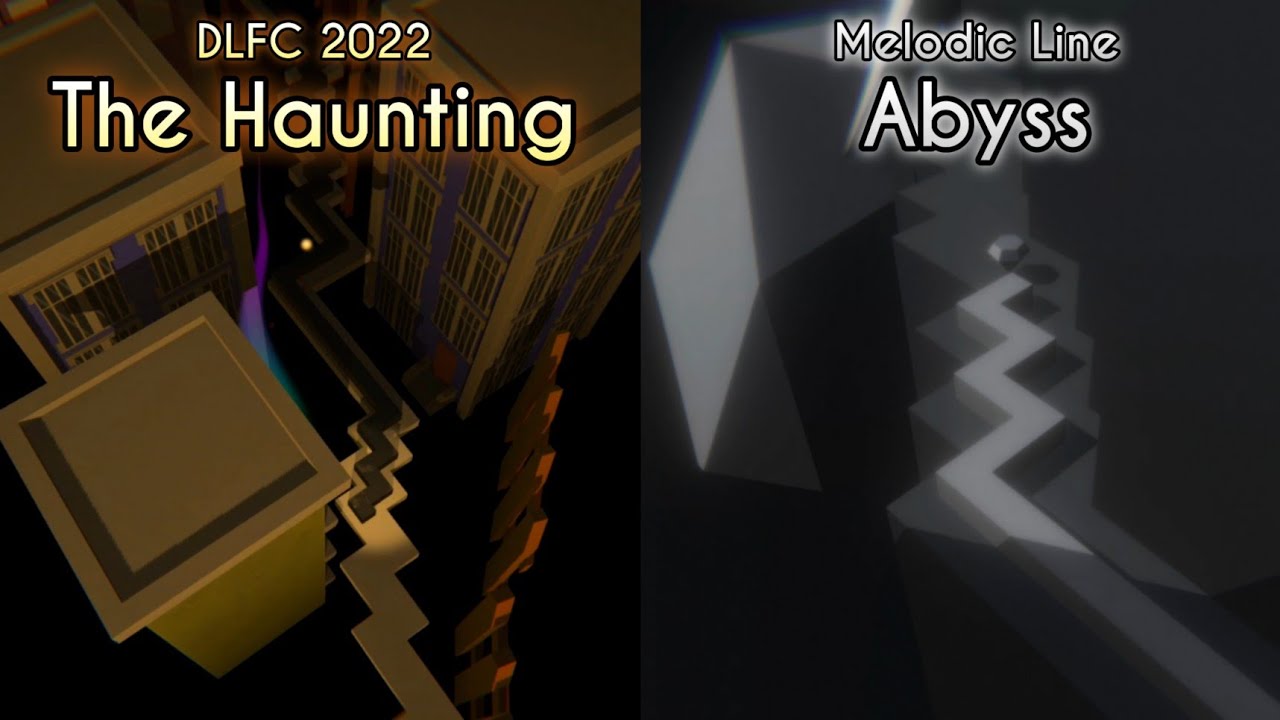 Dancing Line Fanmade - The Haunting & The Abyss (Same Music Level)