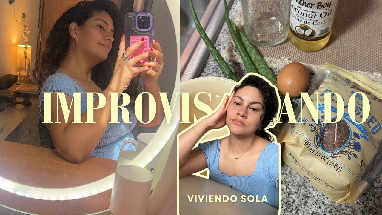 Cuando vivir sola te vuelve creativa… sin agua | living alone vlogs