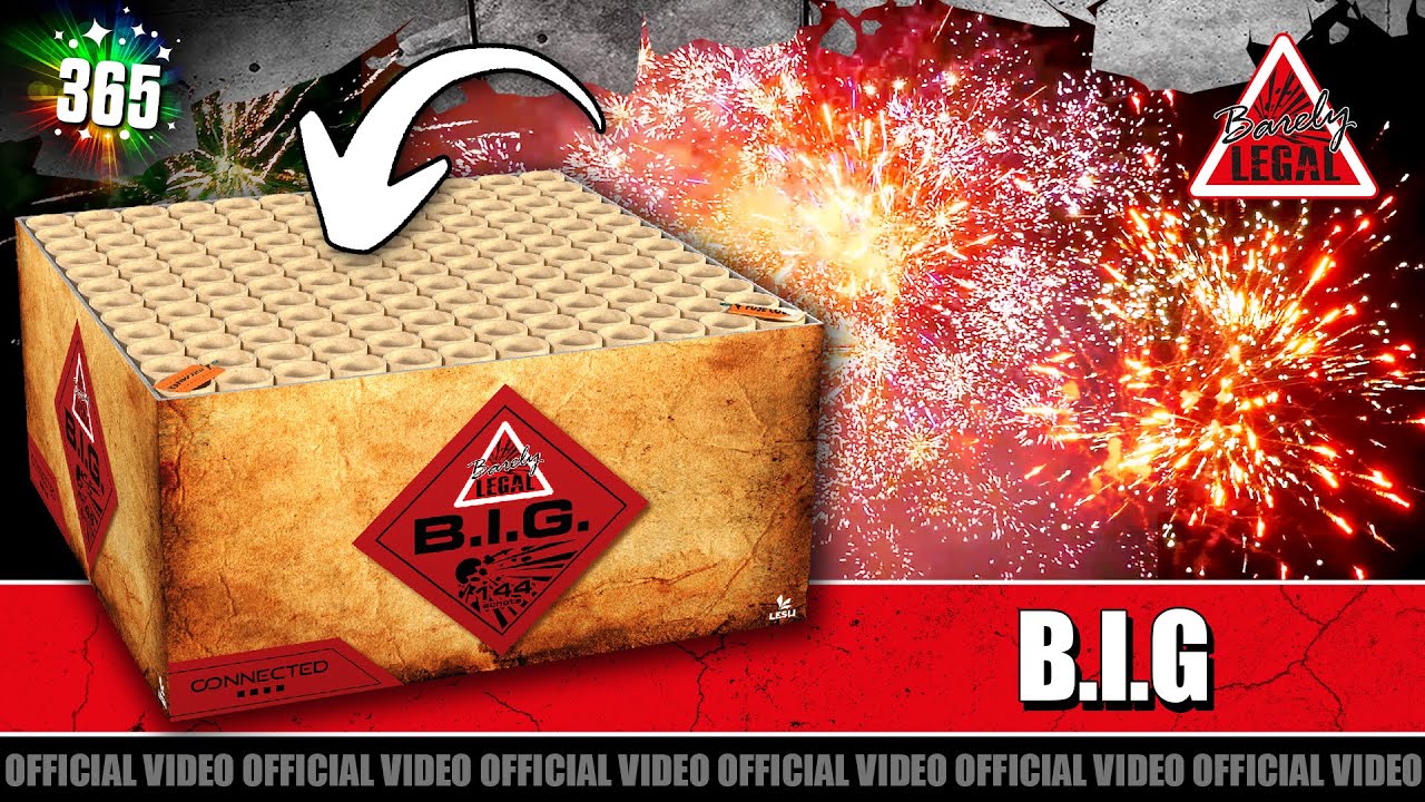 B.I.G.  vuurwerk | Barely Legal | 144 schots powercompound