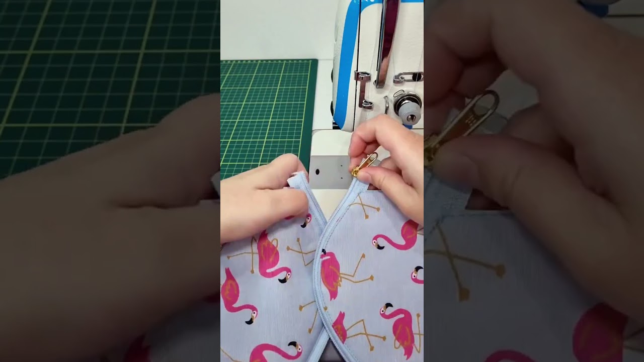 Como costurar uma mini necessaire #sewing #sewingtutorial #costura #tutorial #sewing #costurar