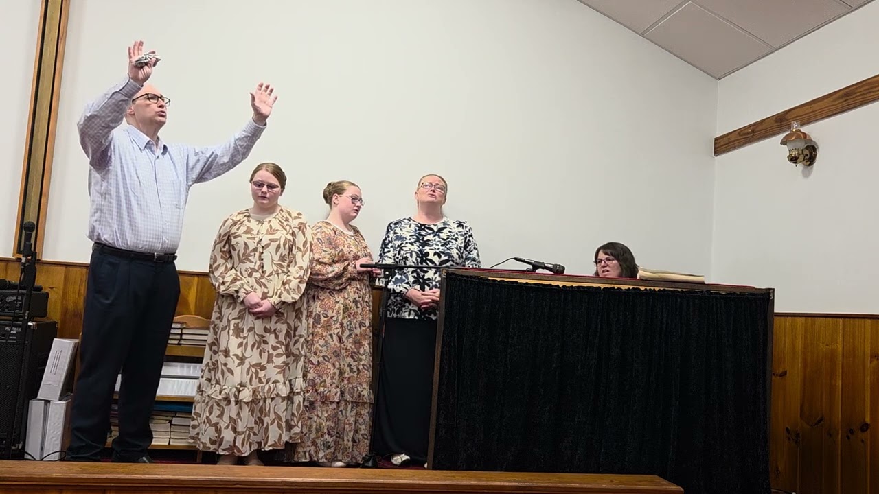 Blanketships family singing Wednesday night 3-4