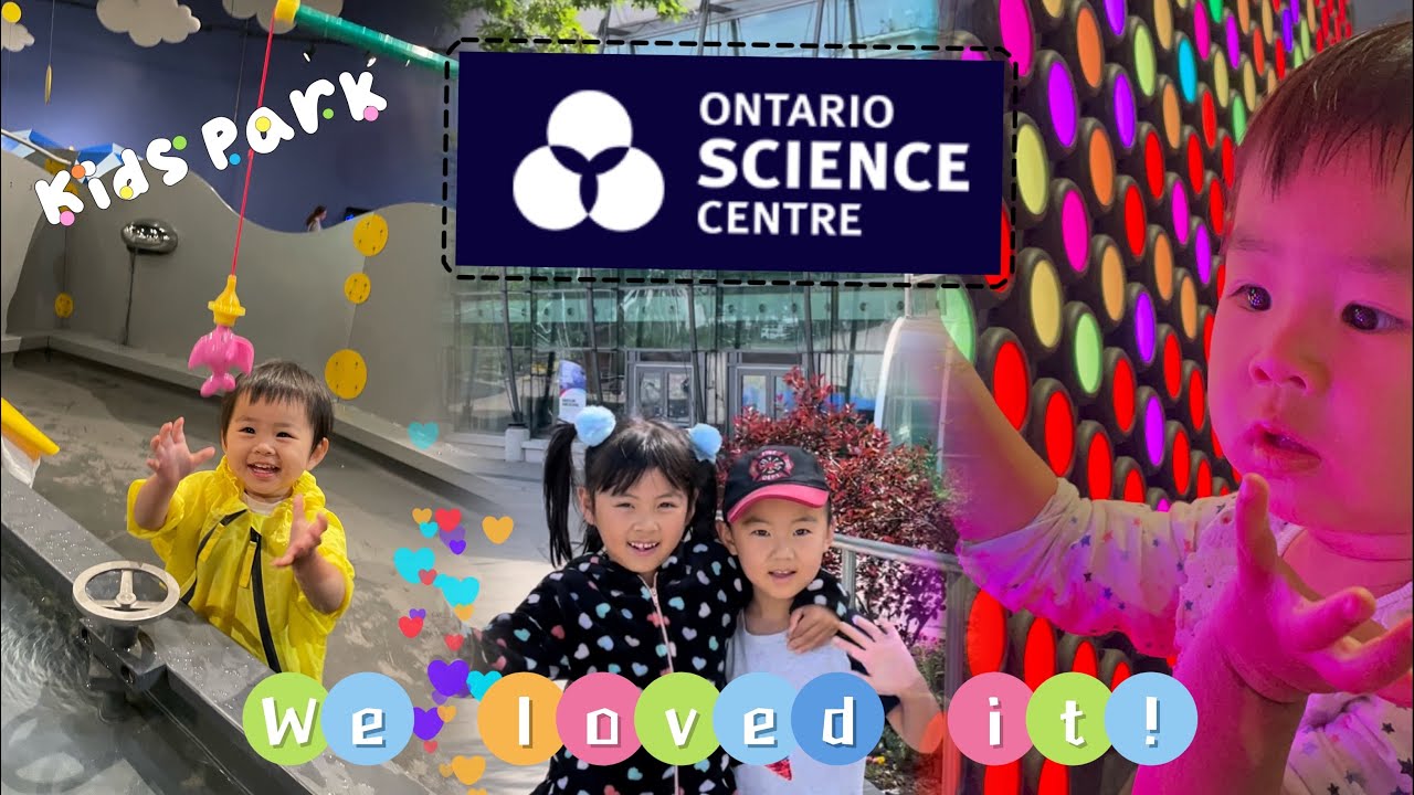 Ontario Science Centre tour with kids and toddler - Kidspark, craft, hands-on experiments, and more