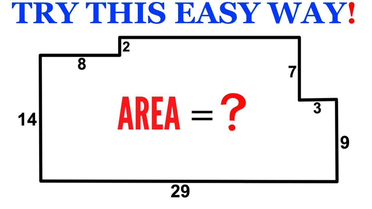 Find area of the polygon | (Step-by-step explanation) | #math #maths
