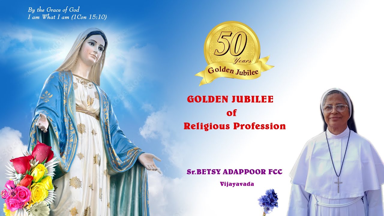 GOLDEN JUBILEE - Sr. BETSY ADAPPOOR FCC