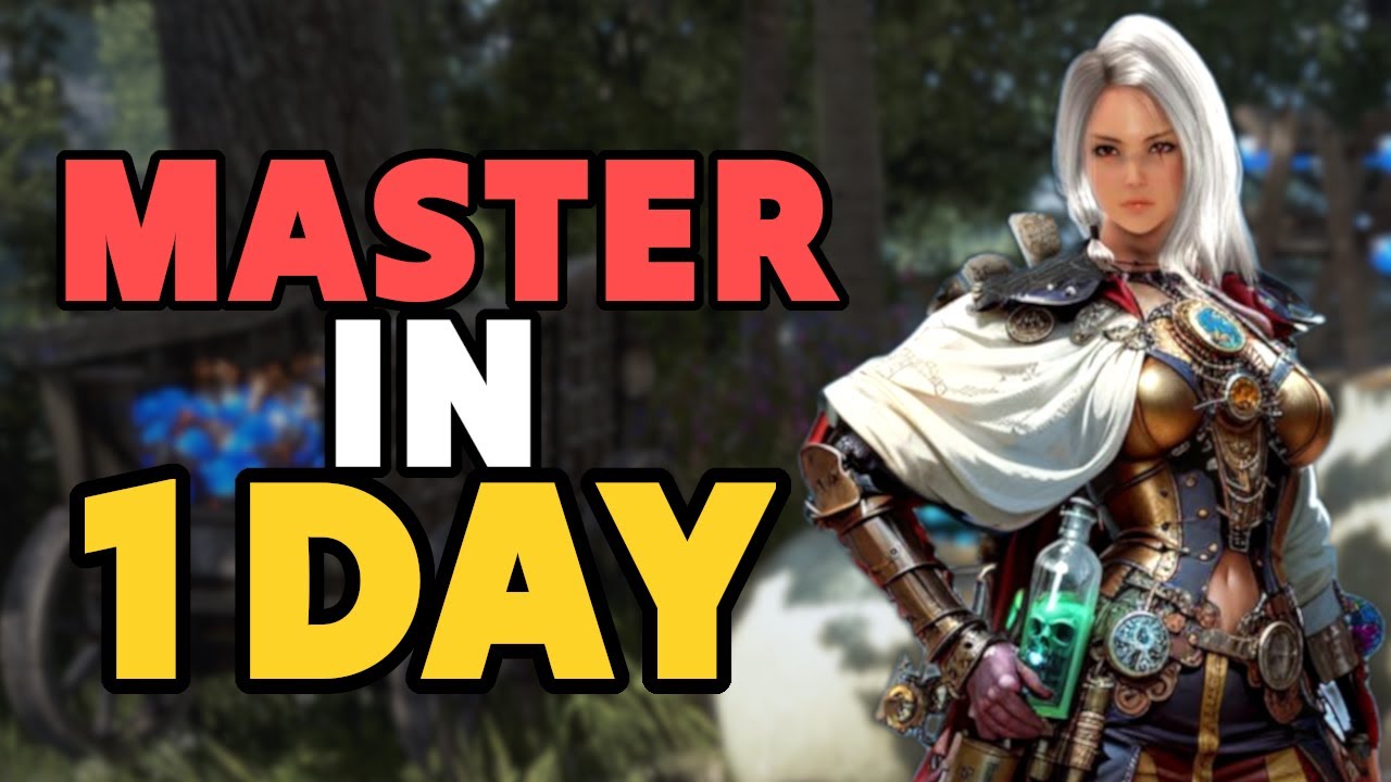 Powerleveling to Master - Alchemy Guide Part 2  (BDO)