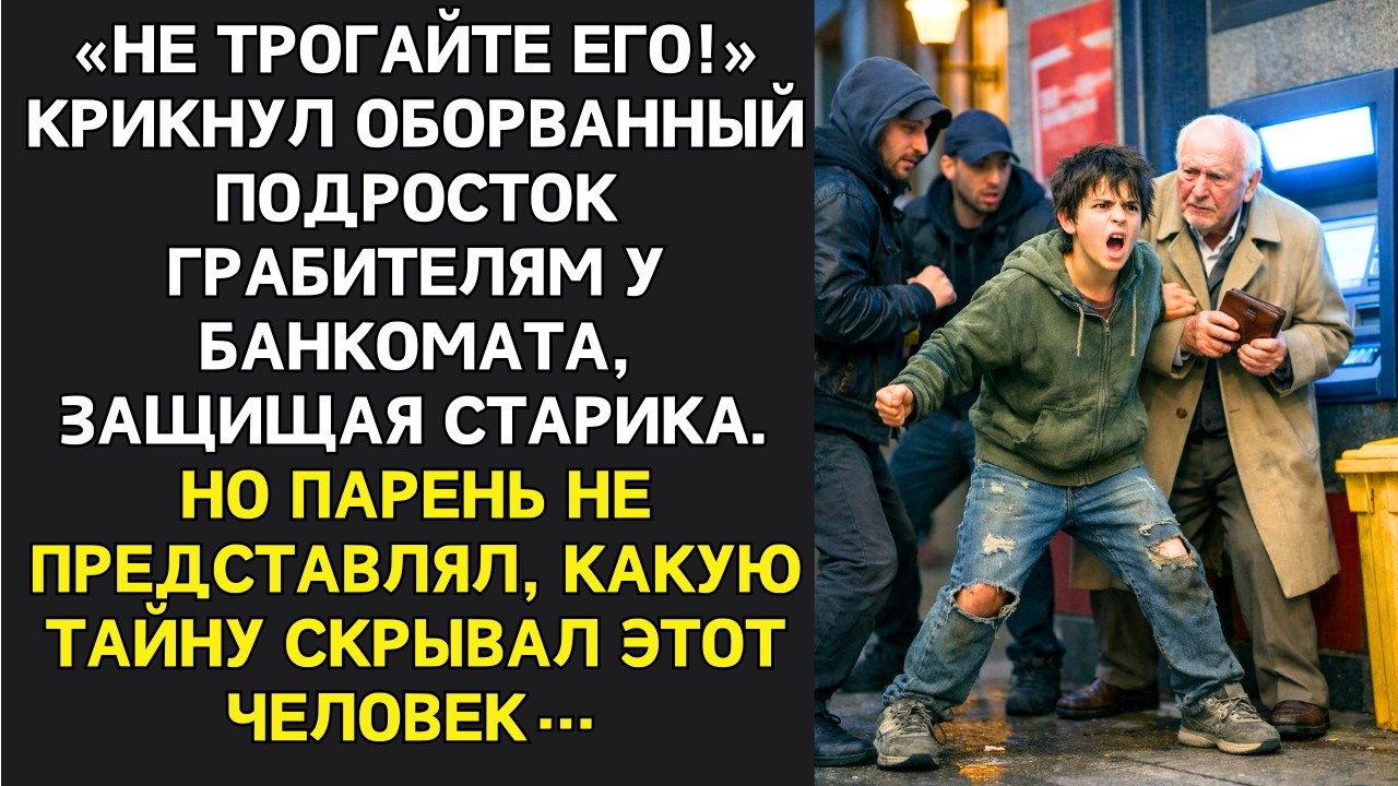Беспризорник спас старика от грабителей и даже подумать не мог, чем это обернётся...