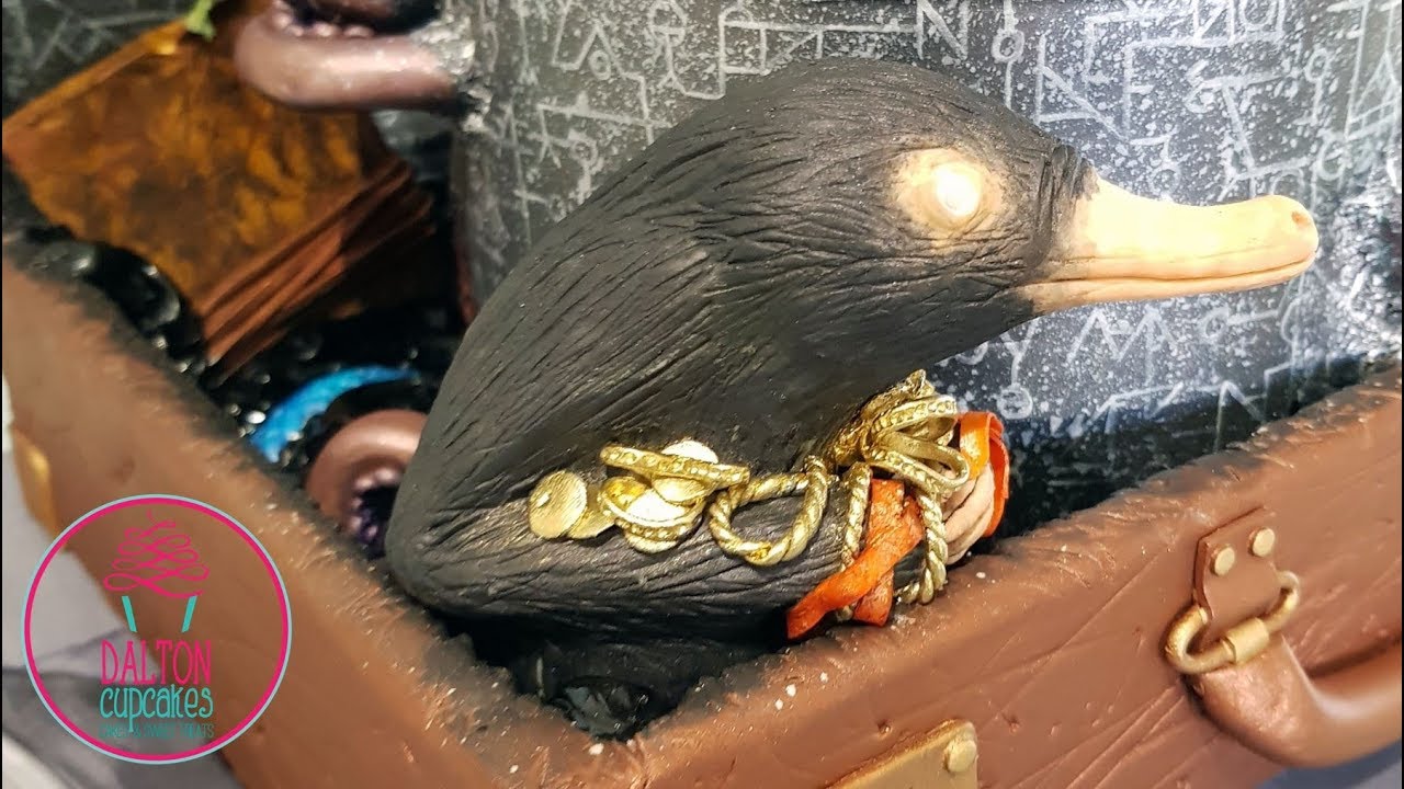 Chocolate Niffler Cake Topper
