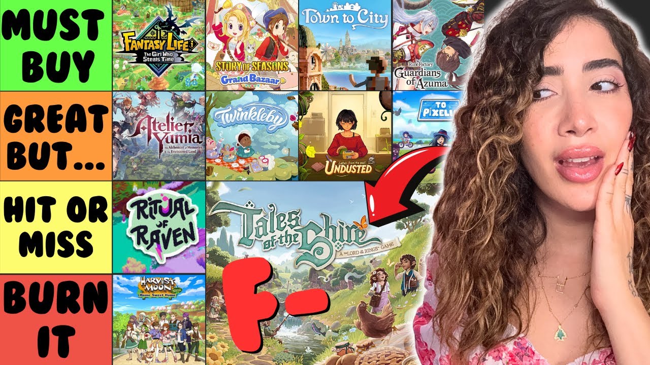 Ranking 53 Cozy & Farming Games I Played in 2025 | The BEST & WORST Games