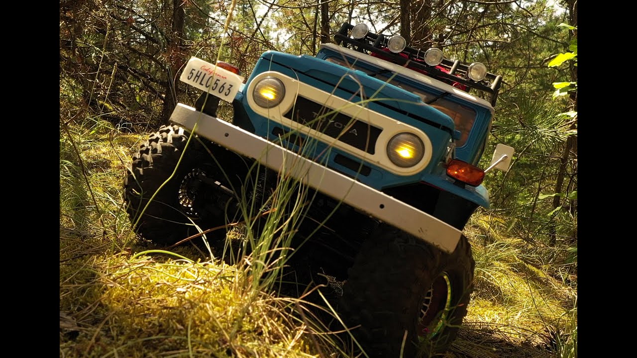FMS Toyota FJ40 1/10 Crawler / Hard Trail / Rock Crawling / Onboard Camera