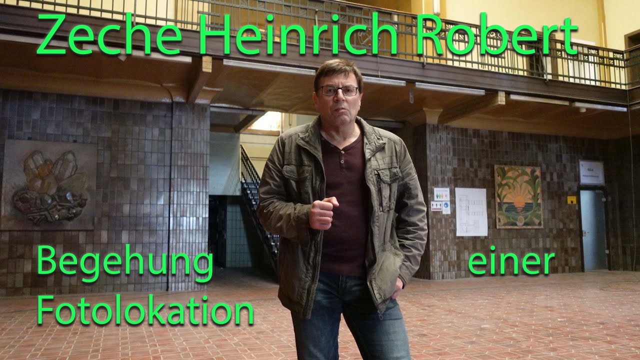 Rundgang Zeche Heinrich Robert mit Sony ZV-1 und Workshop Vorbereitungen