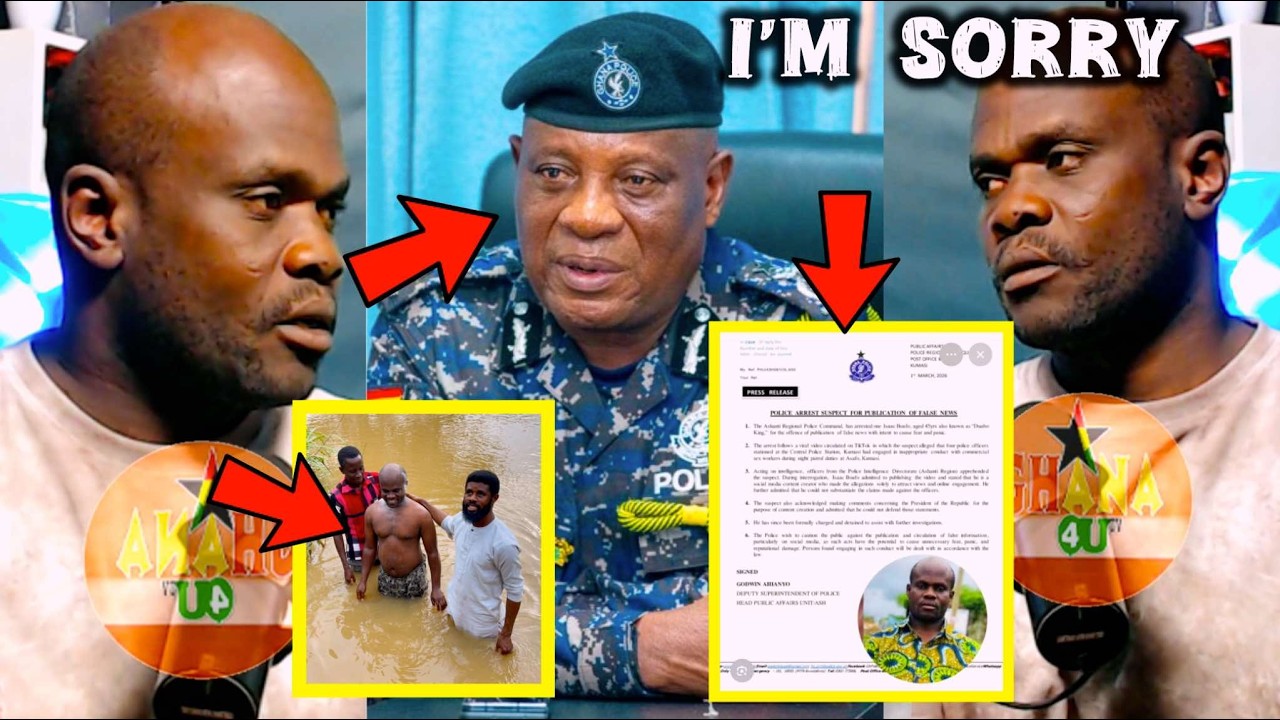 Break, Duabo King Finally Apologized To Gh Police, And Retract His Statement After Meeting Court Bai