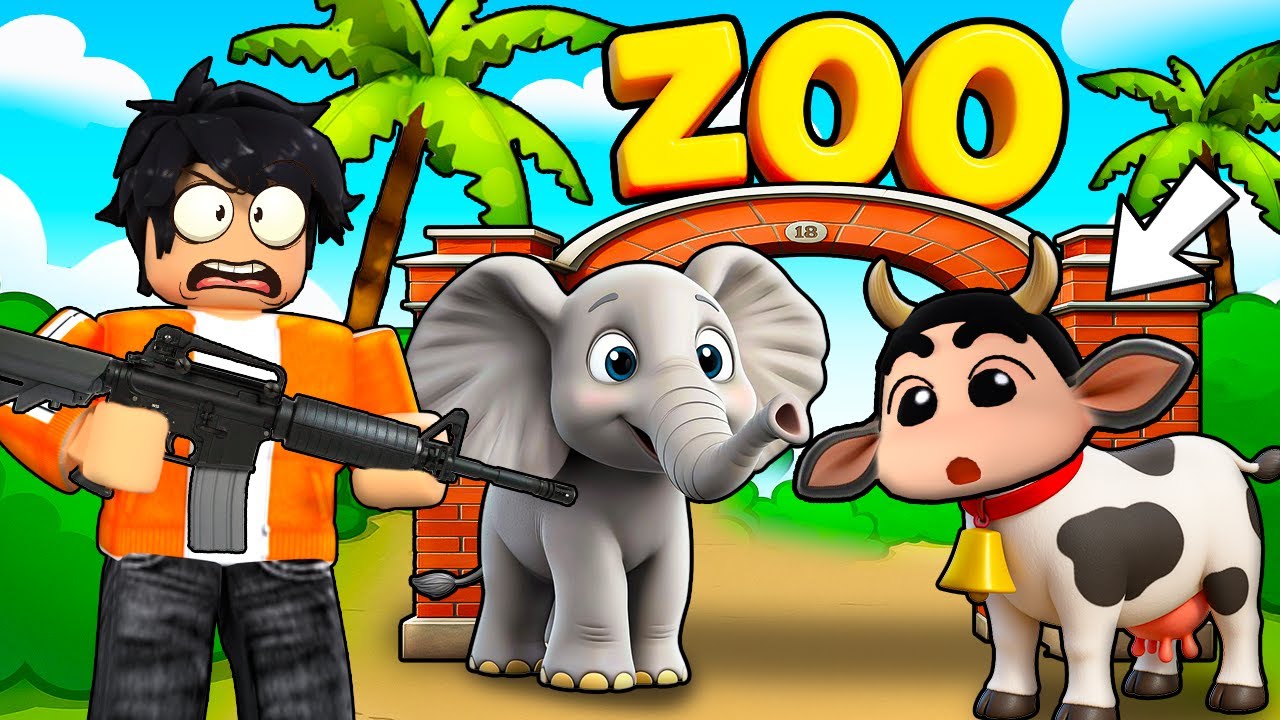 Hiding As ANIMALS in ZOO Hide and Seek Challenge !!!