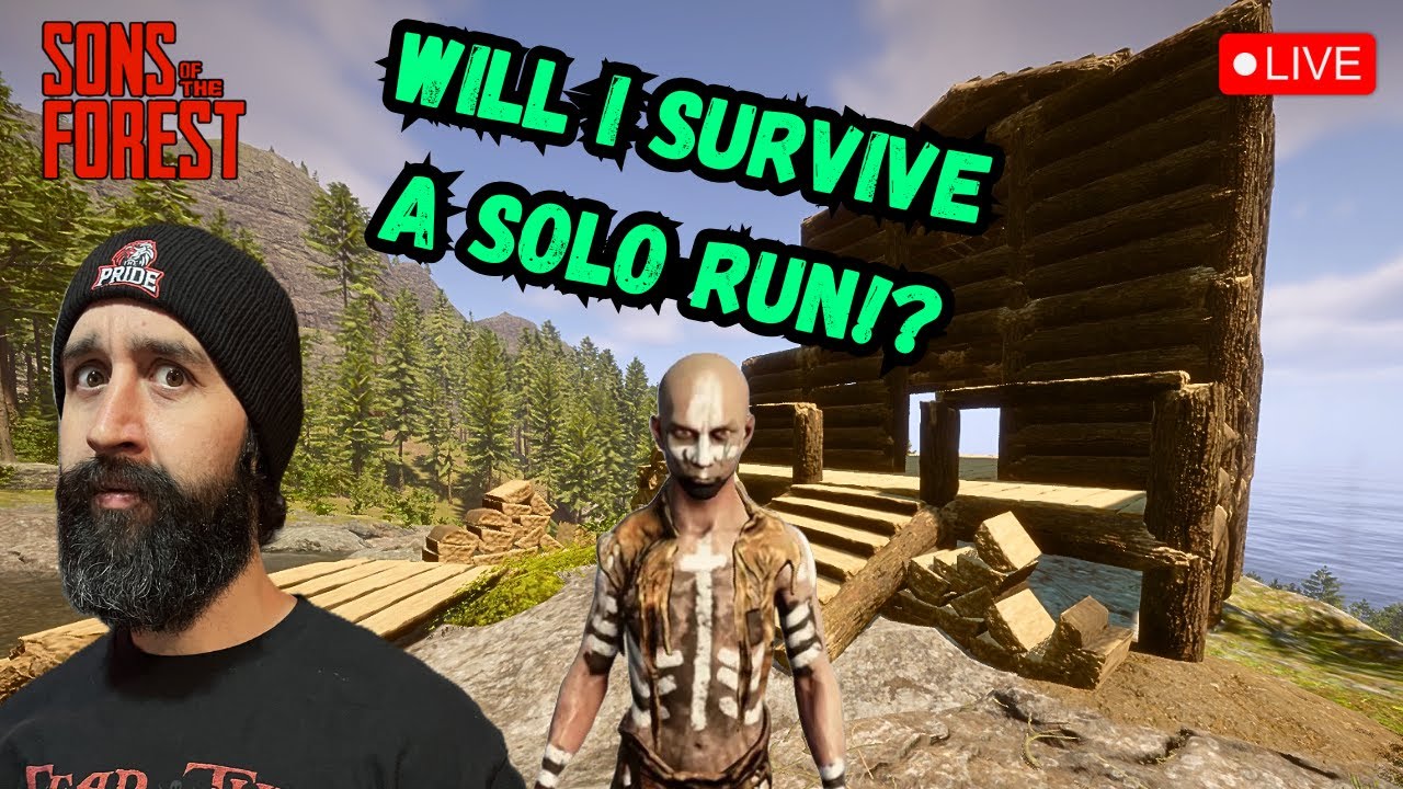 🔴 Sons of the Forest SOLO Playthrough &ndash; Can I Last the Night?