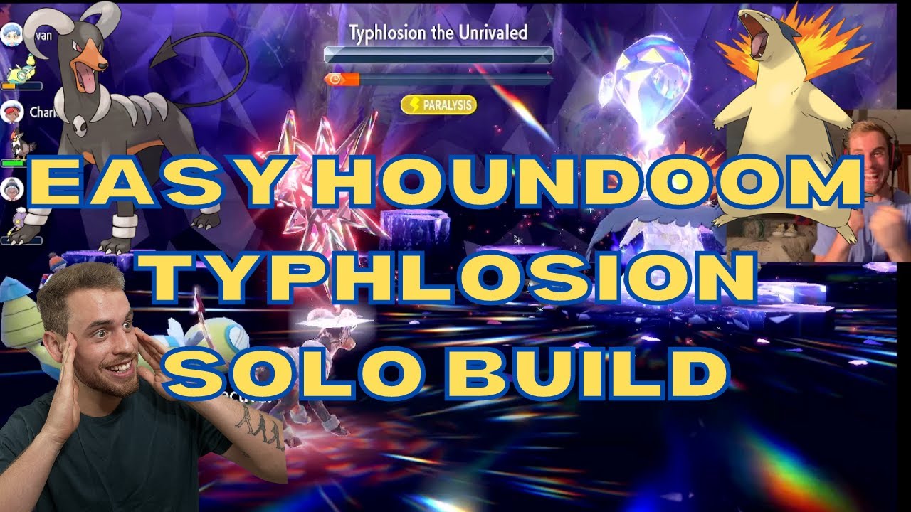Houndoom SOLO BUILD and GUIDE for Typhlosion 7 Star Event Tera Raid • Pokémon Scarlet and Violet