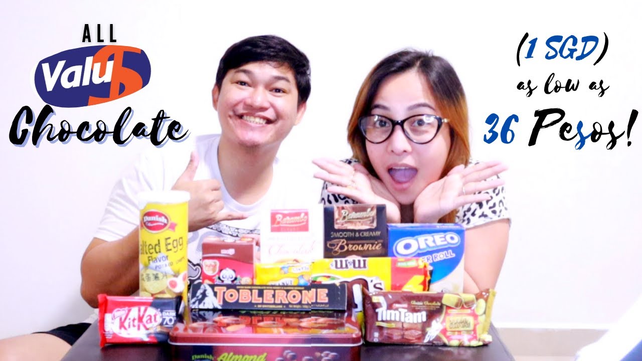 $1 Chocolates from Value Dollar Review ( 36 Pesos lang! Masarap ba?) || Vlog #8