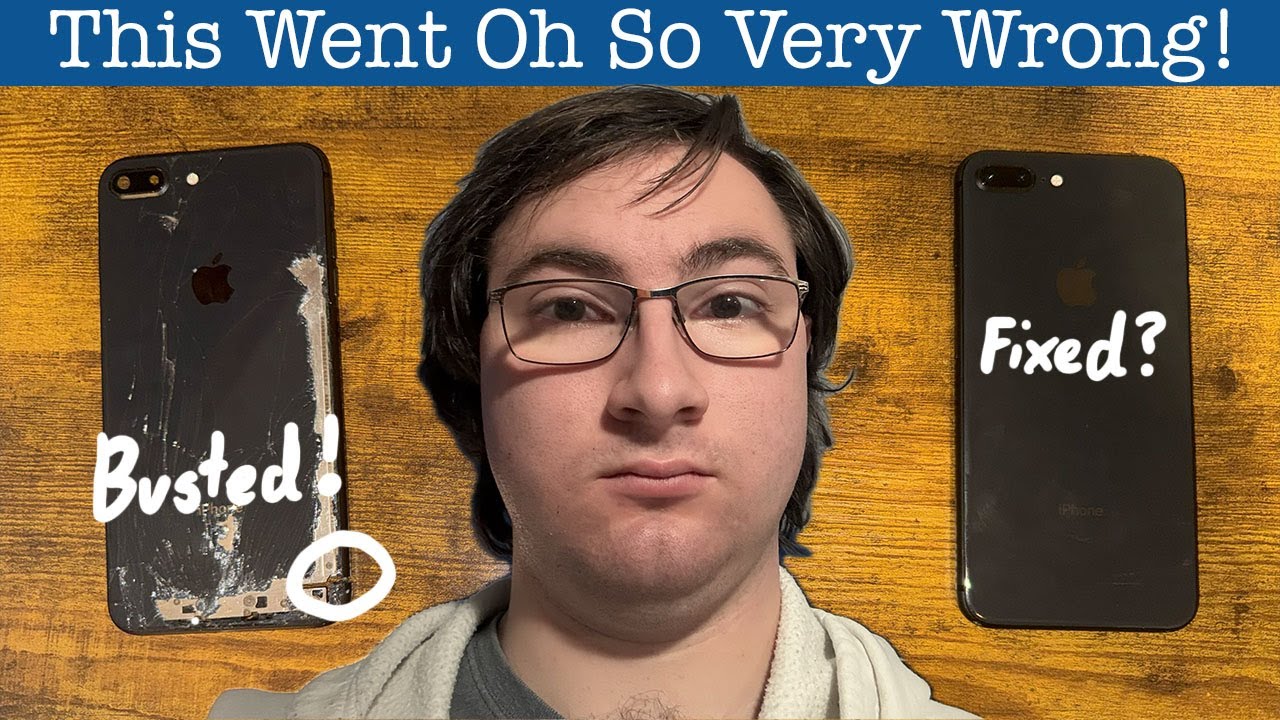 Fixing My Shattered iPhone 8 Plus -  Idiot Style!