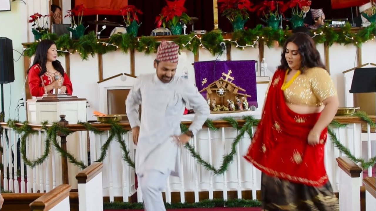 Chamma Chamma Jhalai Hana na / Nepali Christian Song Dance Cover by Hebron & Shresti