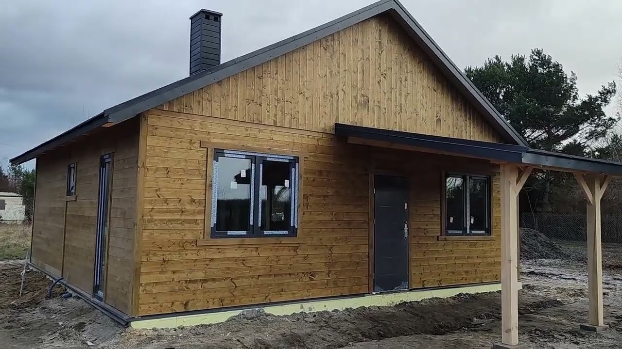 Dom Zoe 68m2 zabudowy w Stanie Surowym Zamkniętym.