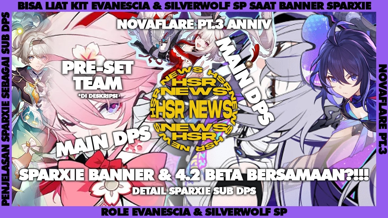 Dari Role+Kit Evanescia & Silverwolf SP di 4.0 sampai Pre-set team-nya! HSR NEWS | Honkai Star Rail