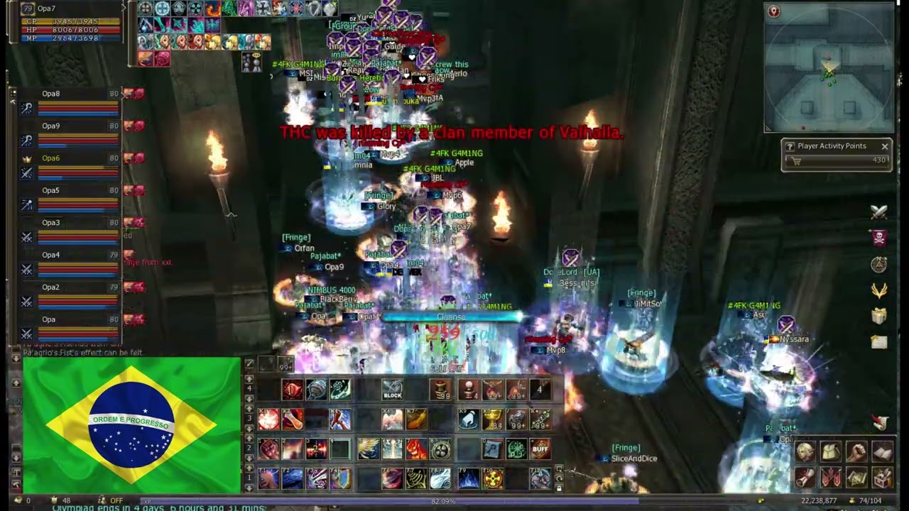 Frintezza Fight - L2 Epic Fail 15x - PAJABAT Clan - 2ª ed