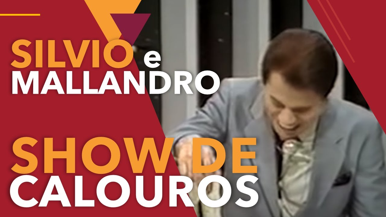 SILVIO SANTOS E SÉRGIO MALLANDRO NO SHOW DE CALOUROS – 1988