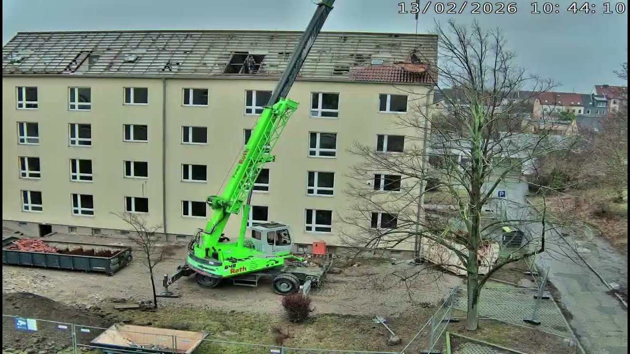 Baufortschritt in Zeitraffer in der Oberstraße 52-58